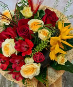 Mix Alstroemeria și Floarea-soarelui, fotografia 5
