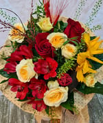 Mix Alstroemeria și Floarea-soarelui, fotografia 6