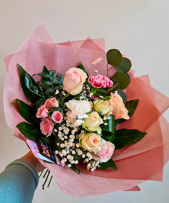 Buchet pastel pink 1