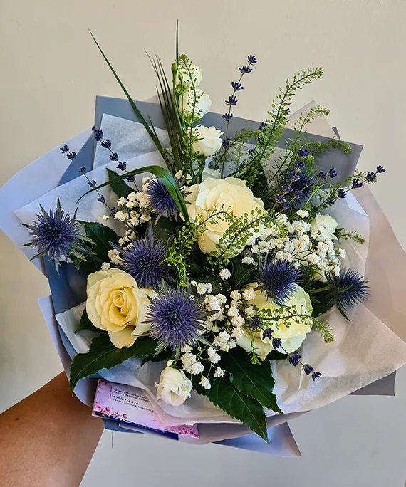 buchet baby blue 1