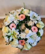 Coroană funerară rotundă mică 5