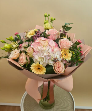 Buchet Hortensia Pastel