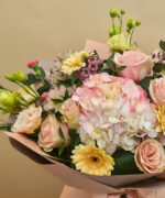 buchet hortensia pastel 2