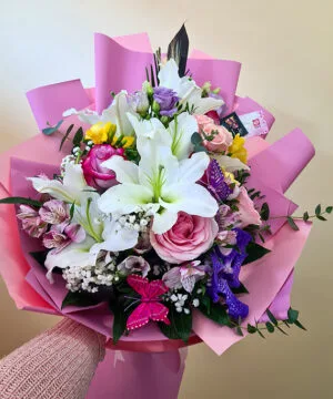 Buchet piramidal crin mixat