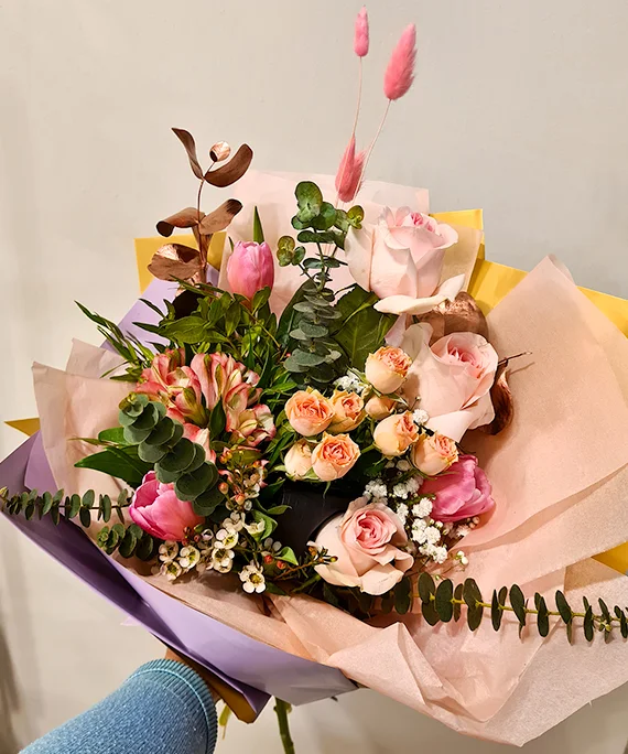 buchet baby pink 1