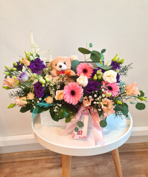 Cutie mix de flori si ursulet 1